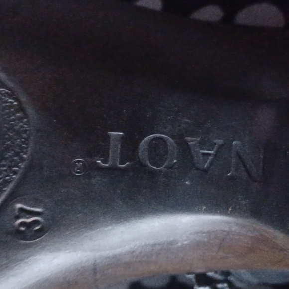 NAOT boots, black with brown trim, sz 37 (7) - Picture 9 of 9